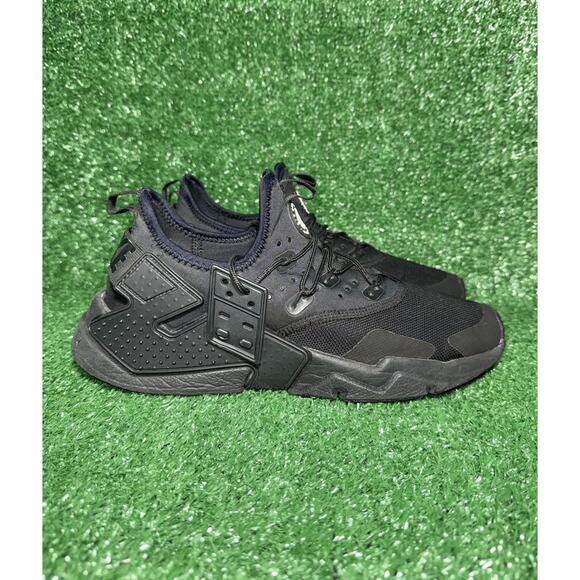 Nike Air Huarache Drift Premium Men’s Size 9.5 Black Running Shoes AH7334-003 - Picture 1 of 11